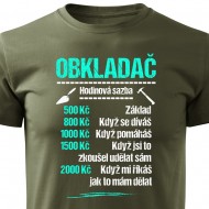 Tričko Obkladač - sazba